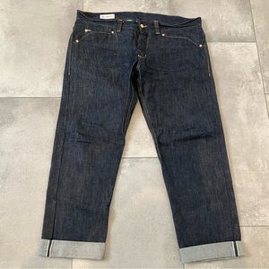 Men’s Abel Brown Silverton selvedge denim jeans 38x32